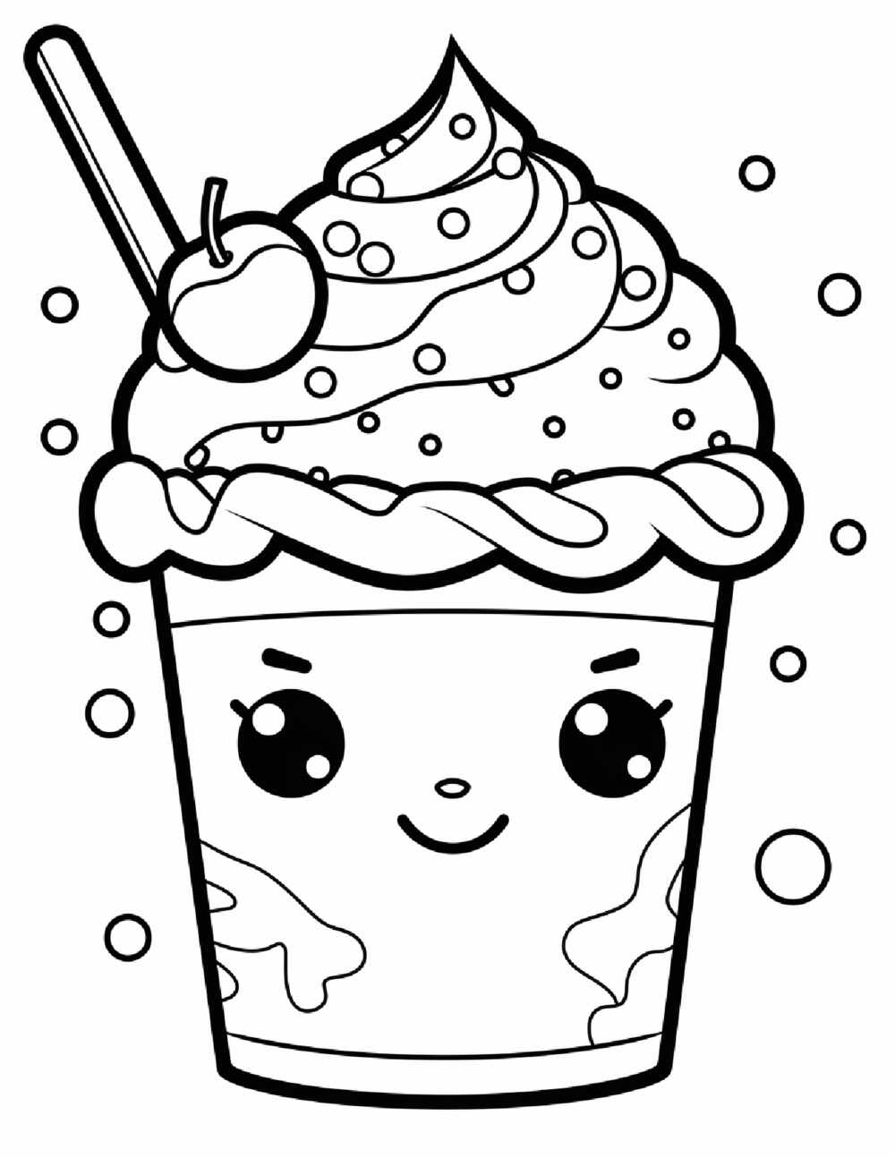 Kawaii Coloring Pages For Kids